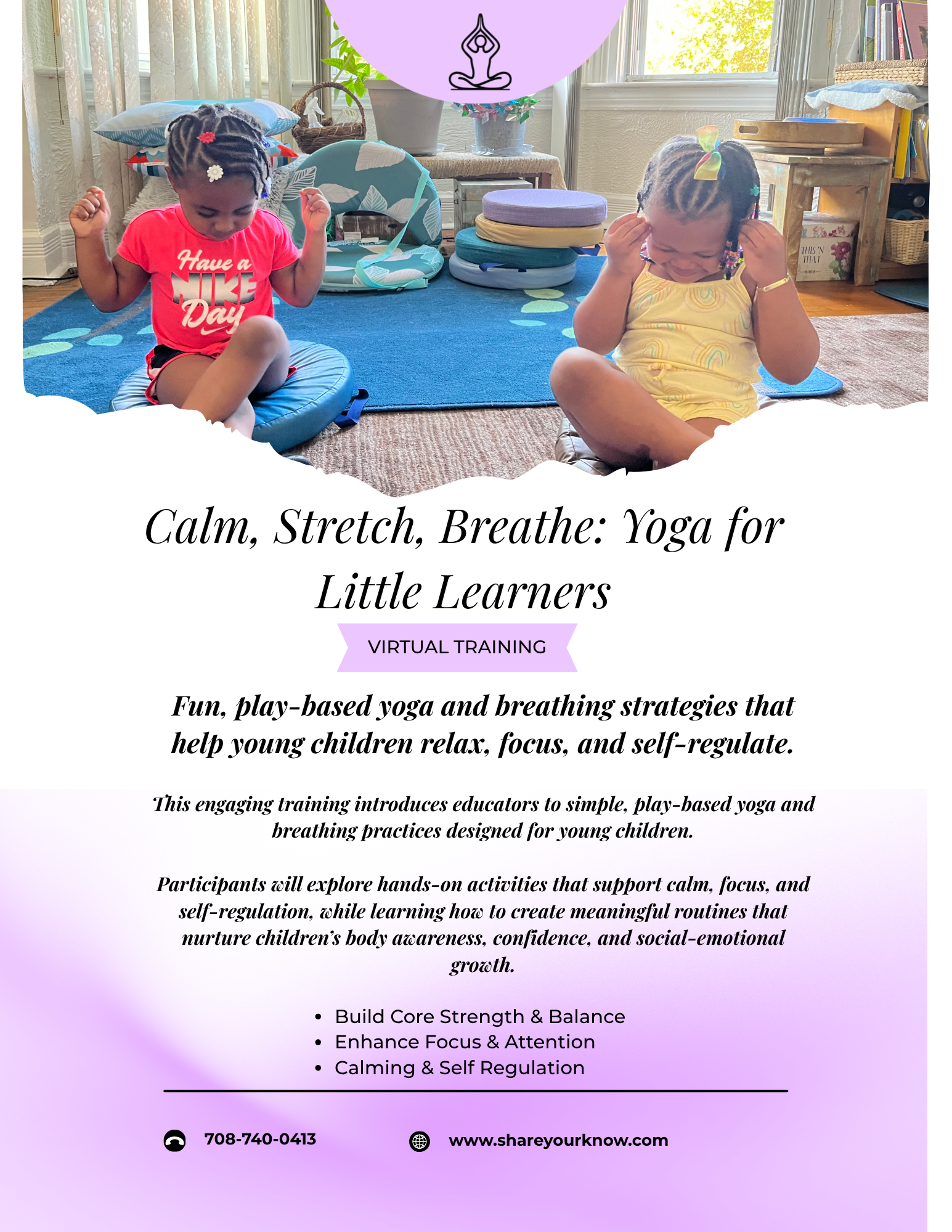 COMING SOON! Calm, Stretch, Breathe: Yoga for Little Learners